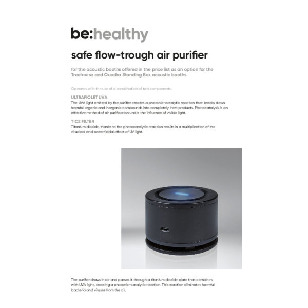 air purifier for acousticbooths